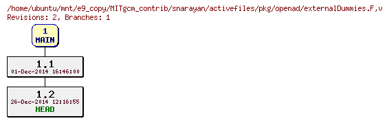 Revisions of MITgcm_contrib/snarayan/activefiles/pkg/openad/externalDummies.F